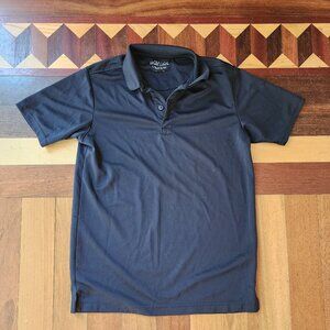 Nautica Boys School Uniform Navy Polo Shirt Size Large (14/16)